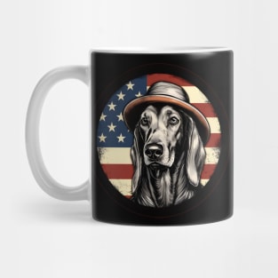 Patriotic Saluki Mug